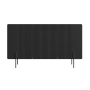 Komoda Malmi 150 cm - czarny mat / czarne nóżki